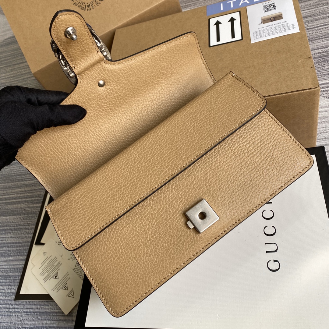 Gucci Dionysus Small Shoulder Bag 499623 Brwon